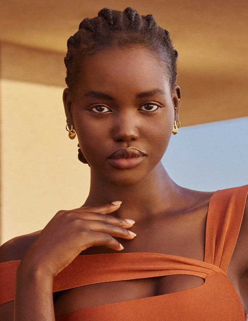 Adut Akech for Estee Lauder