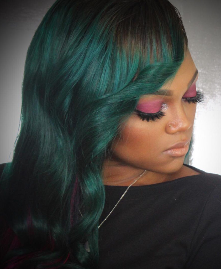 Emerald Green Hair -Yeah... The Grass Is Greener On This Side!