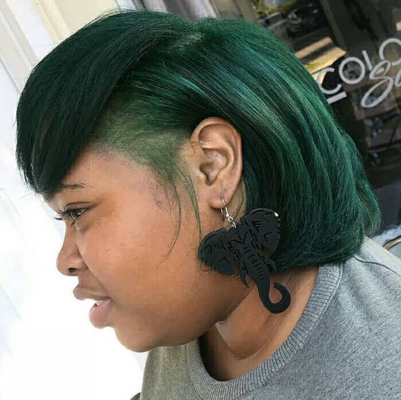 Emerald Green Hair -Yeah... The Grass Is Greener On This Side!
