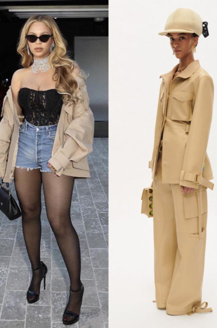 Beyonce Wearing Off-White SS22
