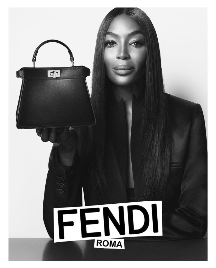 FENDI In Love With My Peekaboo Campaign Starring Naomi Campbell!