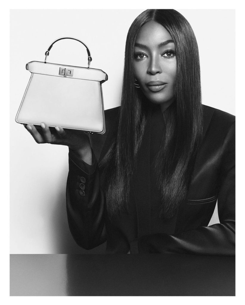 FENDI In Love With My Peekaboo Campaign Starring Naomi Campbell!