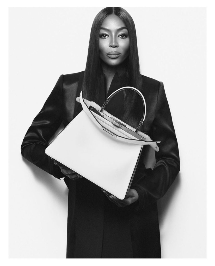 FENDI In Love With My Peekaboo Campaign Starring Naomi Campbell!