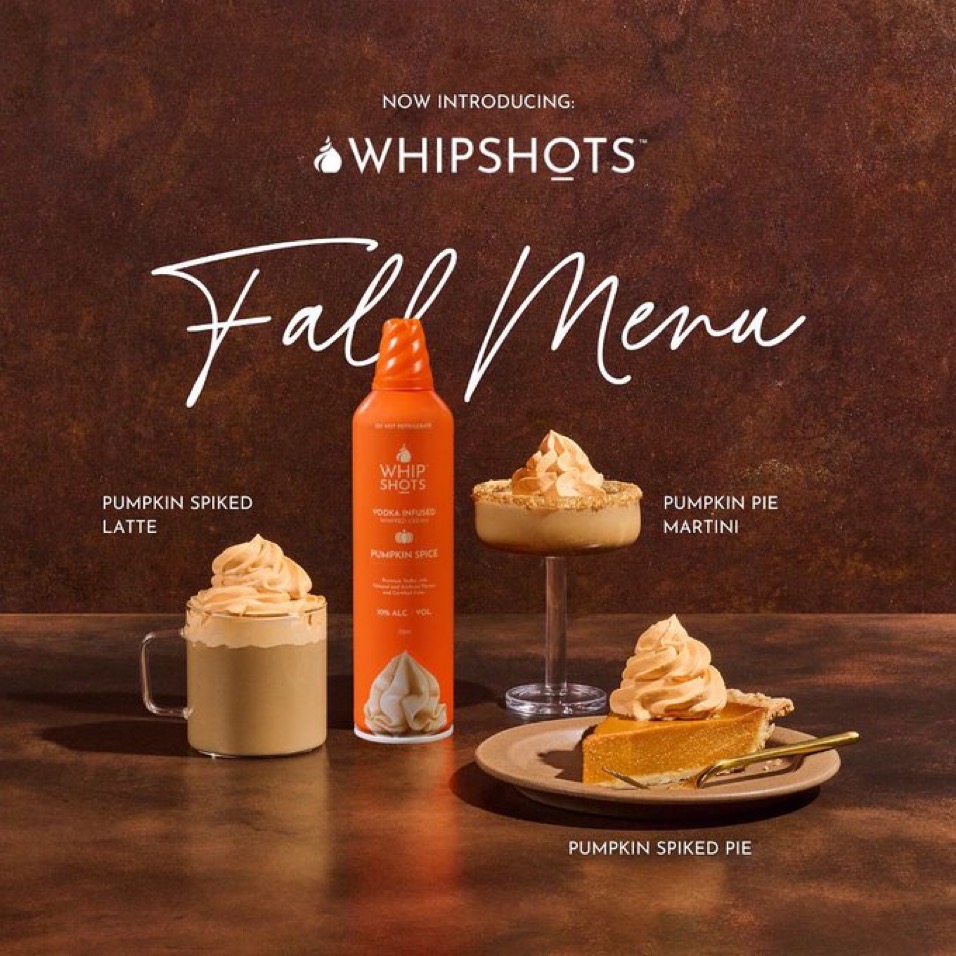 Whip Shots Pumpkin Spice- Flavorfully Spiked and Everything Nice!