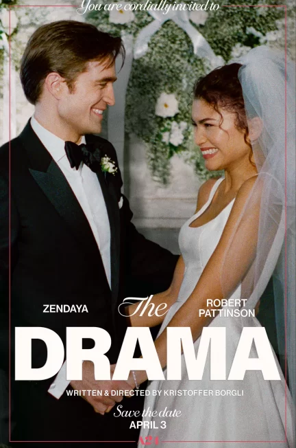 Zendaya Wedding Dress From A24 The Drama Movie Starring Robert Pattinson