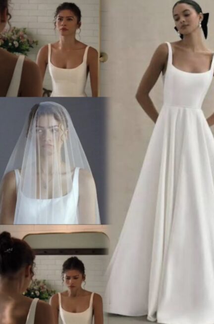 Zendaya Wedding Dress From A24 The Drama Movie Starring Robert Pattinson