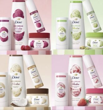 DOVE Ice Cream Parlor Collection—Four Irresistible Ice Cream-Inspired Scents
