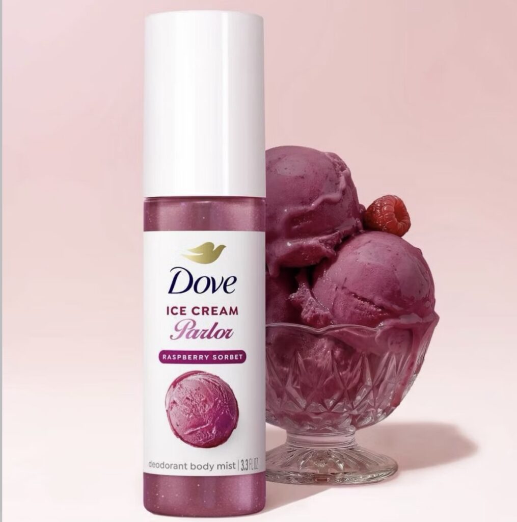 DOVE Ice Cream Parlor Collection—Four Irresistible Ice Cream-Inspired Scents