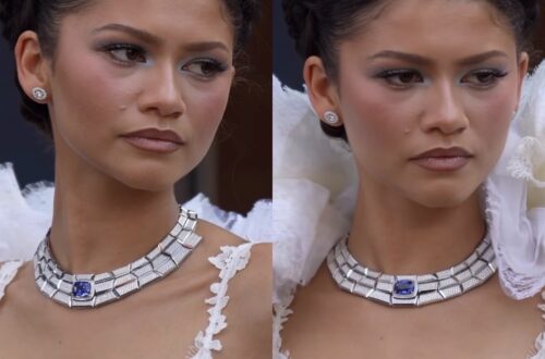 Zendaya Wears Messika Miroir du Delta Necklace for Paris Premiere of The Odyssey